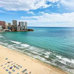 Beachfront apartment with garage