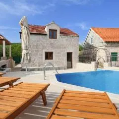 Stone House in Makarska with Pool & Mountain View