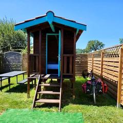 Cabane des randonneurs, jardin, Bassin d'Arcachon