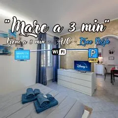 Sea 3 min away - Free Park - Trains 8 min - Air Conditioner