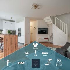 *Disneyland-Paris* duplex 7pers, Parking, Wifi, Netflix