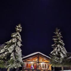 San isidro estación de esquí cabaña madera