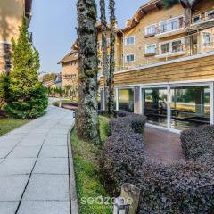 Belo apartamento com piscina aquecida CAP0302