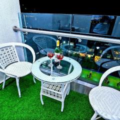 Beautifully and Elegantly furnished apartment with heated swimming pool well equipped gym and ample parking space and play ground