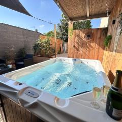 L échappée Rémoise, jacuzzi proche caves champagne
