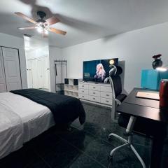 Miami Peaceful King Bed with 65 Inch Smart TV, Netflix, AirPlay, Ergonomic Desk and 500 Mbps WiFi near FIU, Dolphin Mall, Airport