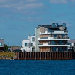 Admiralsblick- 2 OG, Sauna, grosse Dusche, Balkon, Blick auf das Hafenbecken