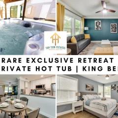 Rare Exclusive Retreat Private Hot Tub King Bed