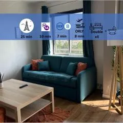 Modern & Cozy / 82 sq.m./ Free Parking/Train 7 min