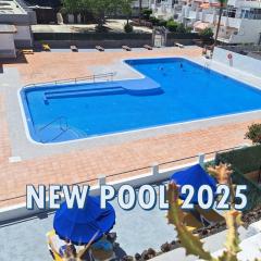 EL CHAPARRAL Studio-appartement with fantastic pool- view and STRONG WIFI