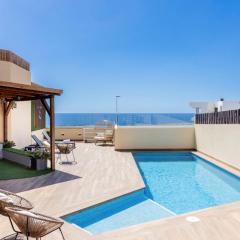 La Casa de Playa - piscina y jacuzzi a 50m del mar