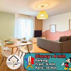 Bird Disney 4mn-Train 6mn -Private parking- PARIS