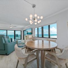 Corner oceanfront views with wrap around balcony located on the no-drive beach!