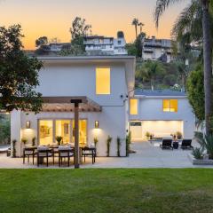 Luxury Hollywood Hills Home with Pool Outdoor Dining Iconic Views Skyline Chalet