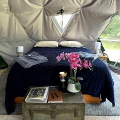 Go Glamping Among Alpacas in this Cozy Dome in Duvall, Washington