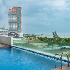 Infinity sea view pool Beach View 3Rooms 2Parkings