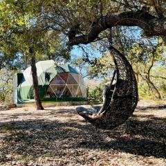 Nature and Luxury Combined at this Pet-Friendly Glamping Geodome in Wimberley, TX