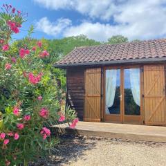 Maison bois avec piscine privée, Wifi près sites de Dordogne - FR-1-616-445