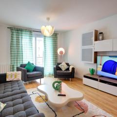 Grand appartement hyper centre,4 chambres, parking