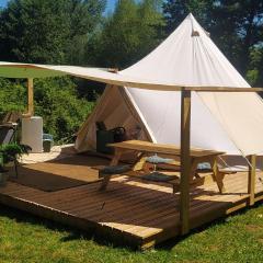 Relax in Nature Your Cozy, Fully Furnished Bell Tent Awaits