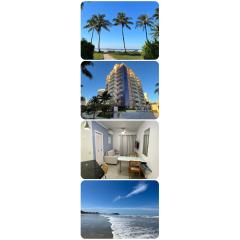 FLAT RIVIERA COM VISTA MAR A 150m DA PRAIA !