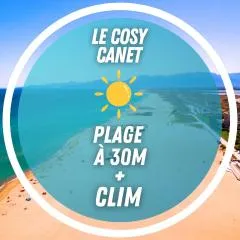 LE COSY Canet - Studio pour 2 personnes à 30m de la plage