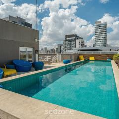 Estúdio moderno c/ piscina em São Paulo YOU1203
