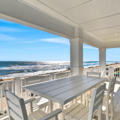 Brand new oceanfront home with private hot tub,outdoor shower and grill