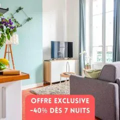 BAO LOCATION - Idéal PRO & Couple - Animaux acceptés - 5min à pied Centre Ville & Port - Commerces - Plages 1,9km - Parking Gratuit - WIFI HD