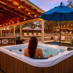 Lux 5BR gem with Heated Pool, SPA, and Outdoor Movie Theater