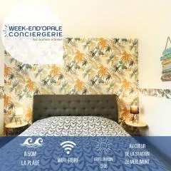 Appartement à quelques pas de la plage avec jardin