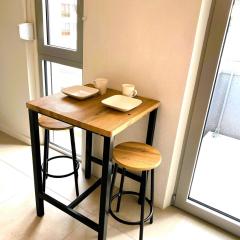 Cozy studio avec balcon aux portes de Genève