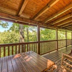 Hot Tub and Game Room Log Cabin 2 Mi to Ripleys!