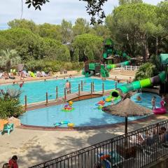 Mobile home 6-pers Camping Leï Suves-Côtes d'Azur-including airco