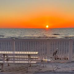 Beach Retreat Ocean View Condo Steps from Beach, Beautiful Sunsets & Gulf Swims Await!