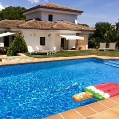 Villa Pinos Malaga with private pool, garden, BBQ