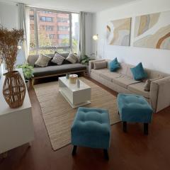 2D2B Full Equipado, Ubicación Premium con parking, Metro Manquehue
