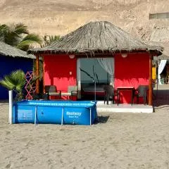 Bungalows en playa Wakama