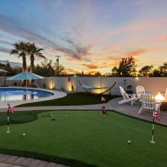 Desert Willow - Pool Spa Pickleball Basketball Court Plus Firepit & Putting Green