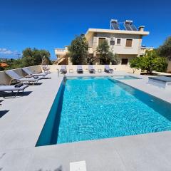 Villa Daratso with private pool view to the sea