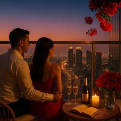 Keyrock Living - Burj Khalifa View Retreat with Pool