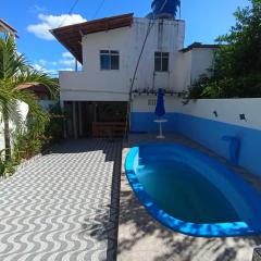 Quarto 3 quádruplo café da manhã em Pousada, Praia de Cabuçu BA