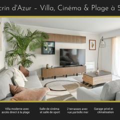 L'Écrin d'Azur – Villa, Cinéma & Plage à 50m