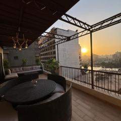 Zamalek Loft with Bohemian Luxurystyle and Nile view