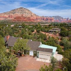 Sedona Hilltop Retreat Deck with Red Rock Views