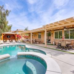 Gazebo and Putting Green Serene Indio Getaway