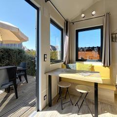 Tiny House 1 chambre, piscine chauffée, à 200 m de la plage, Jullouville - FR-1-361A-24