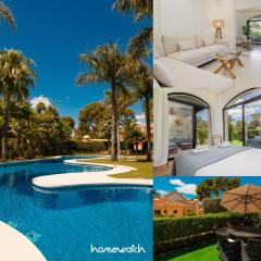 3 bedroom apartment, with private garden and terrace, in Puerto Banús