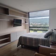 Apartaestudio, hermosa vista a la Sabana