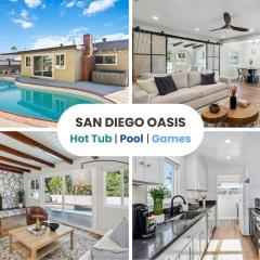 NEW Cozy Zen Pool Jacuzzi Home Heart of San Diego